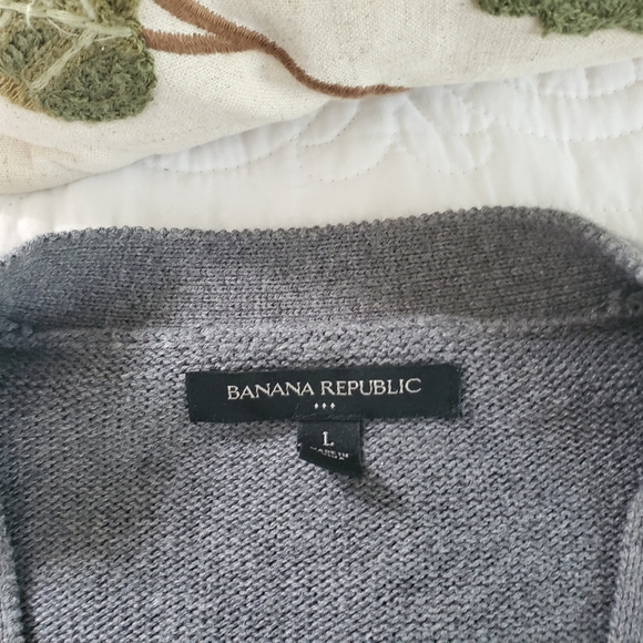 Banana Republic Men's Gray Sweater - Picture 2 of 6